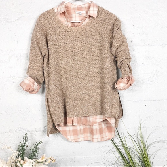 Madewell Central Button Down Danville Plaid Shirt - Picture 7 of 8